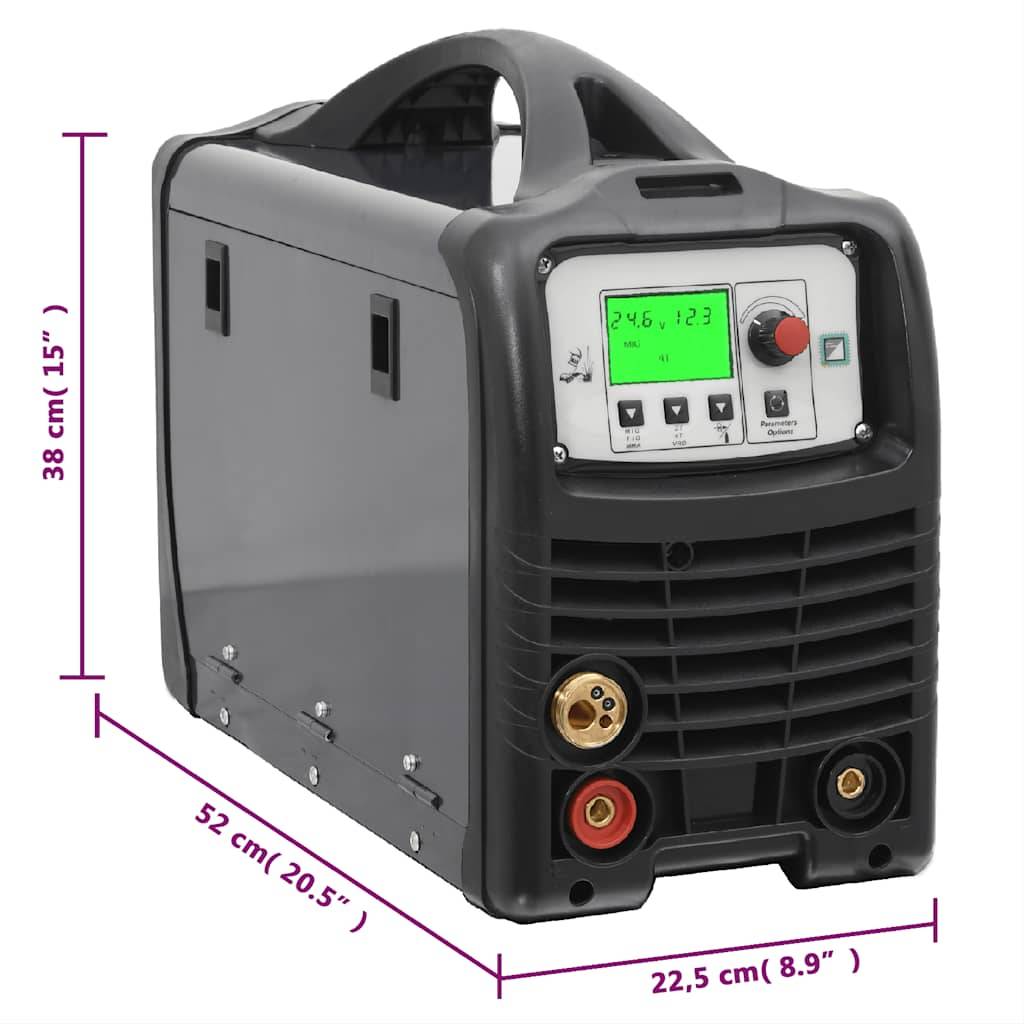 vidaXL Schweißgerät MIG / MMA / Lift WIG 200 A