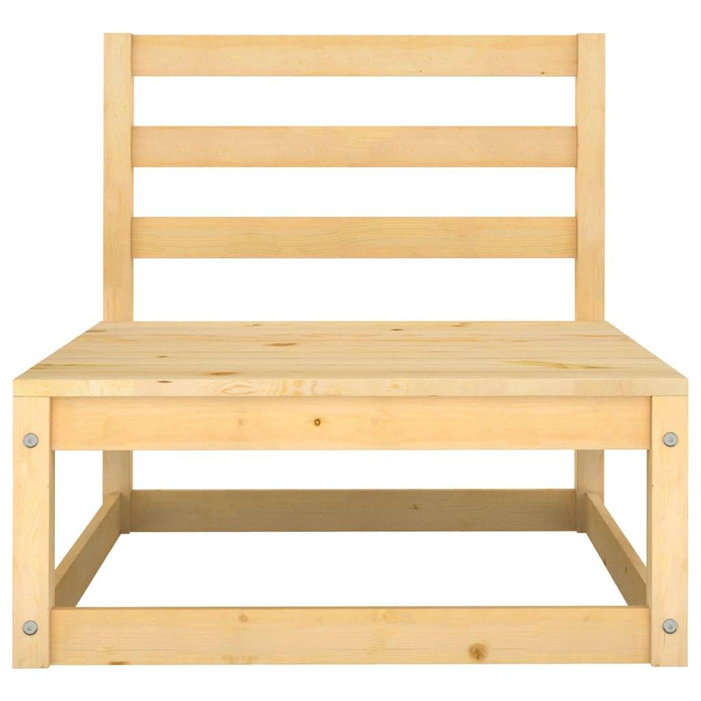 vidaXL 2-tlg. Garten-Lounge-Set mit Kissen Kiefer Massivholz