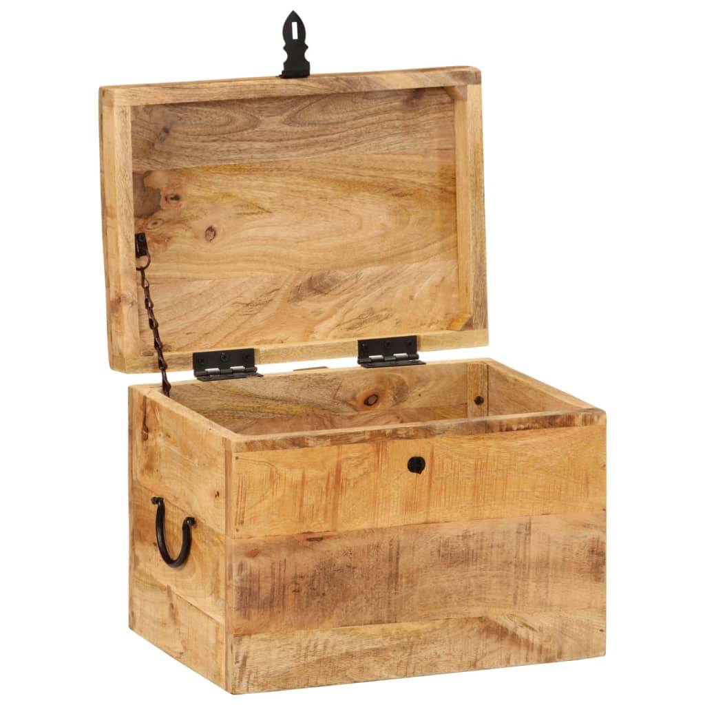 vidaXL Aufbewahrungsbox 39x28x31 cm Massivholz Mango