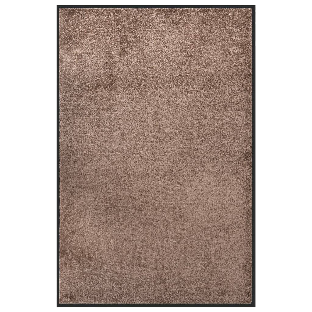 vidaXL Fußmatte Braun 80x120 cm