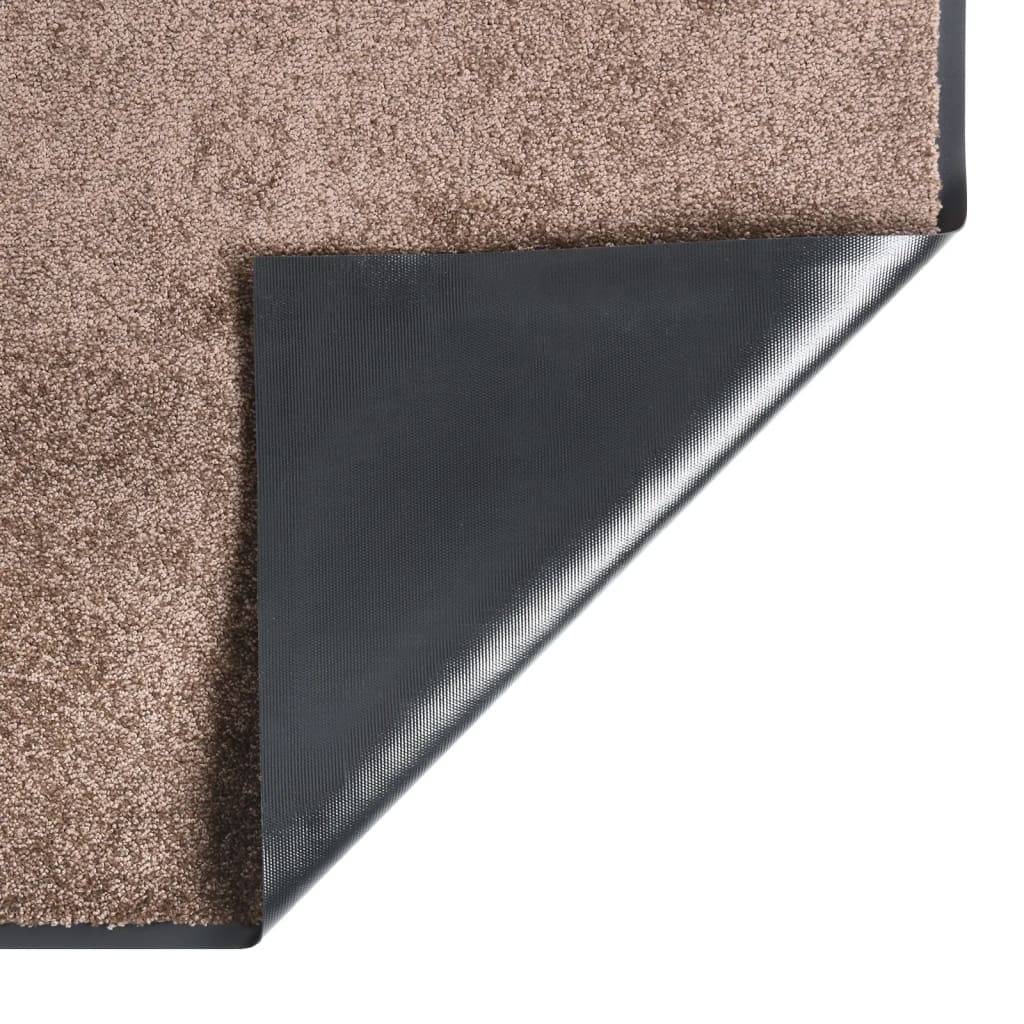 vidaXL Fußmatte Braun 80x120 cm