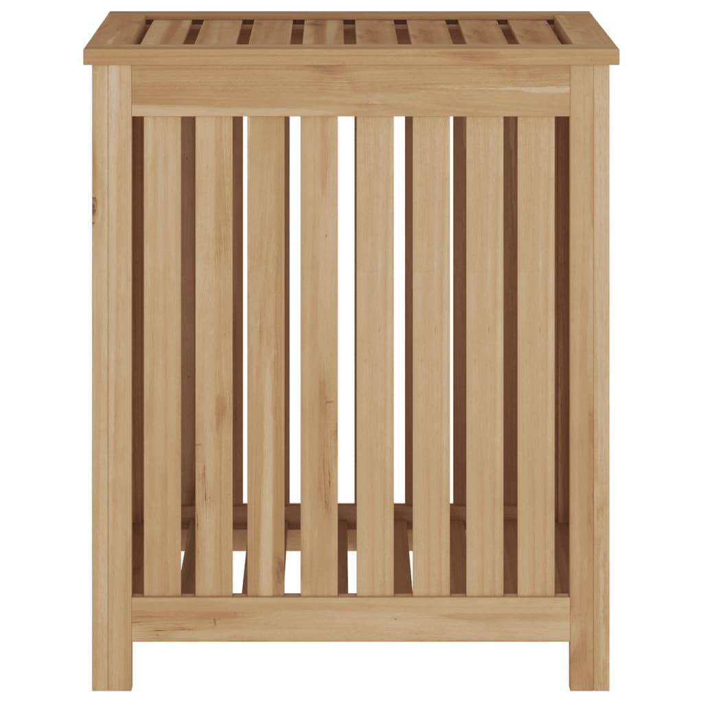 vidaXL Wäschebehälter 50x35x60 cm Massivholz Teak