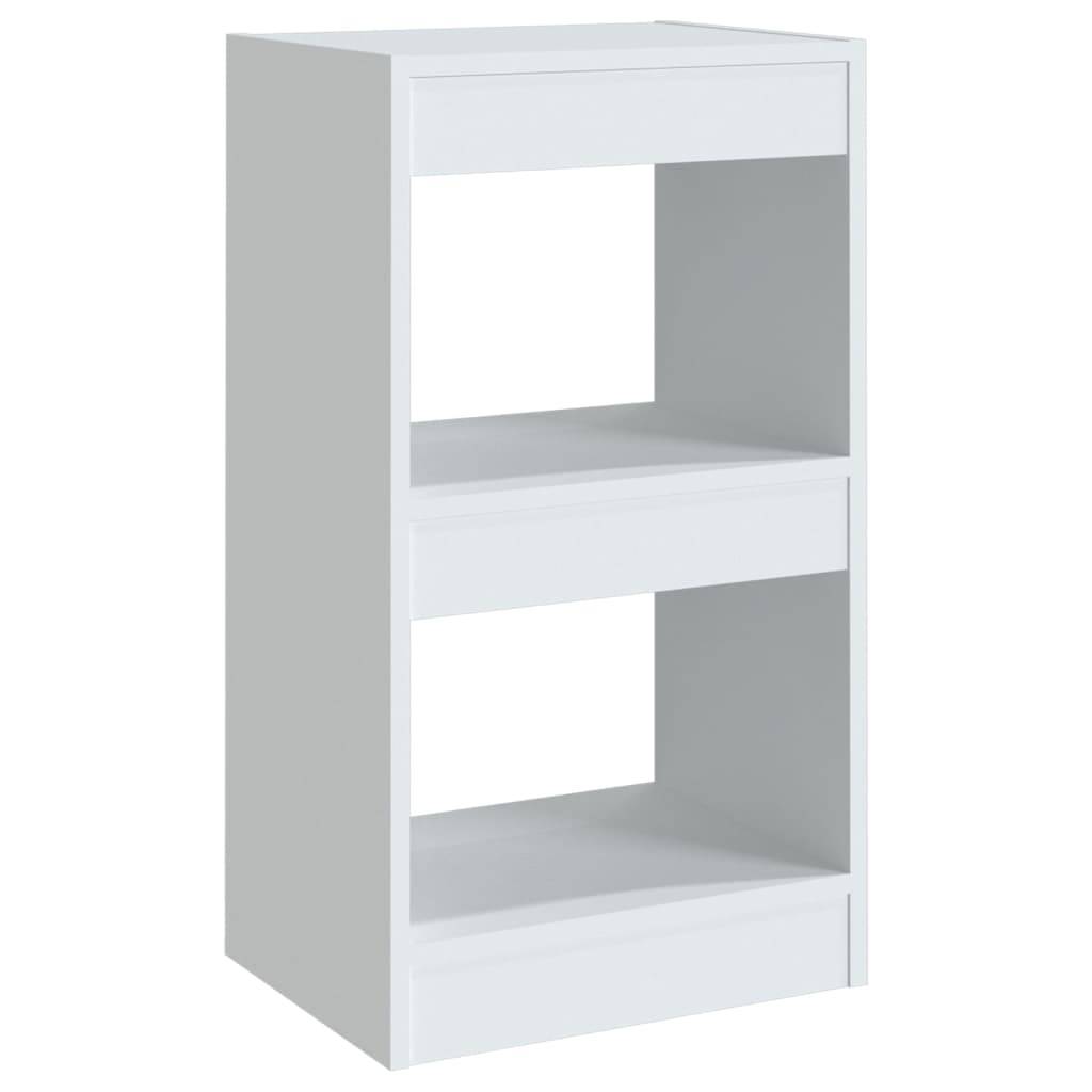 vidaXL Bücherregal/Raumteiler Weiß 40×30×72cm