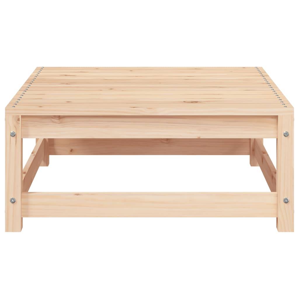 vidaXL Gartenhocker mit Kissen 2 Stk. Massivholz Kiefer