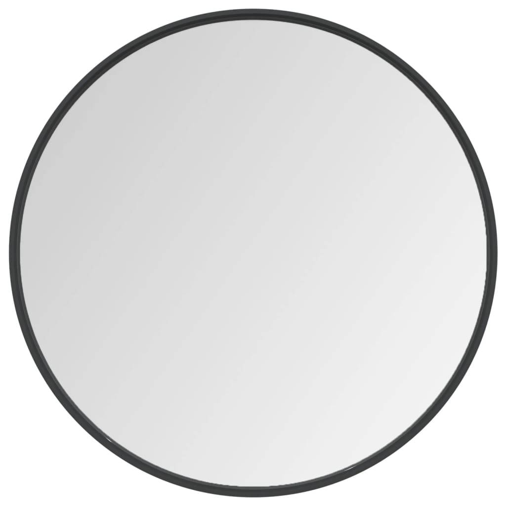 vidaXL Wandspiegel Schwarz 60 cm