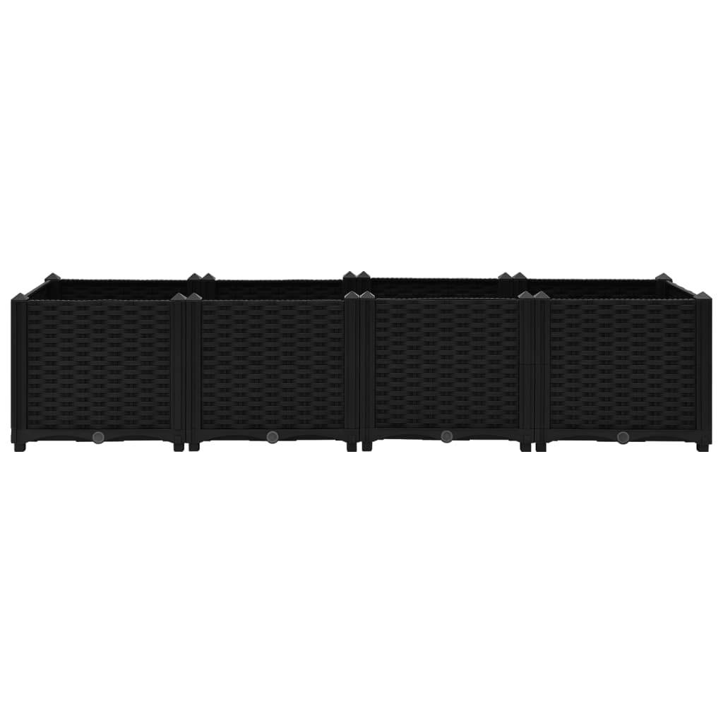 vidaXL Hochbeet 160x40x38 cm Polypropylen
