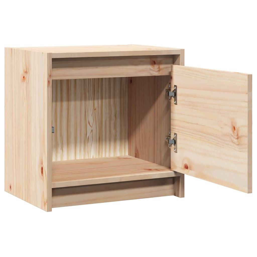 vidaXL Nachttische 2 Stk. 40x30,5x40 cm Massivholz Kiefer
