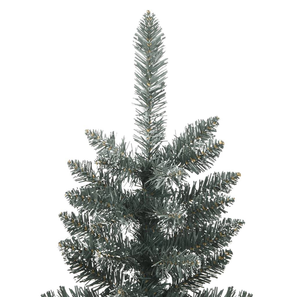 vidaXL Künstlicher Weihnachtsbaum mit Ständer Schlank Grün 210 cm PVC