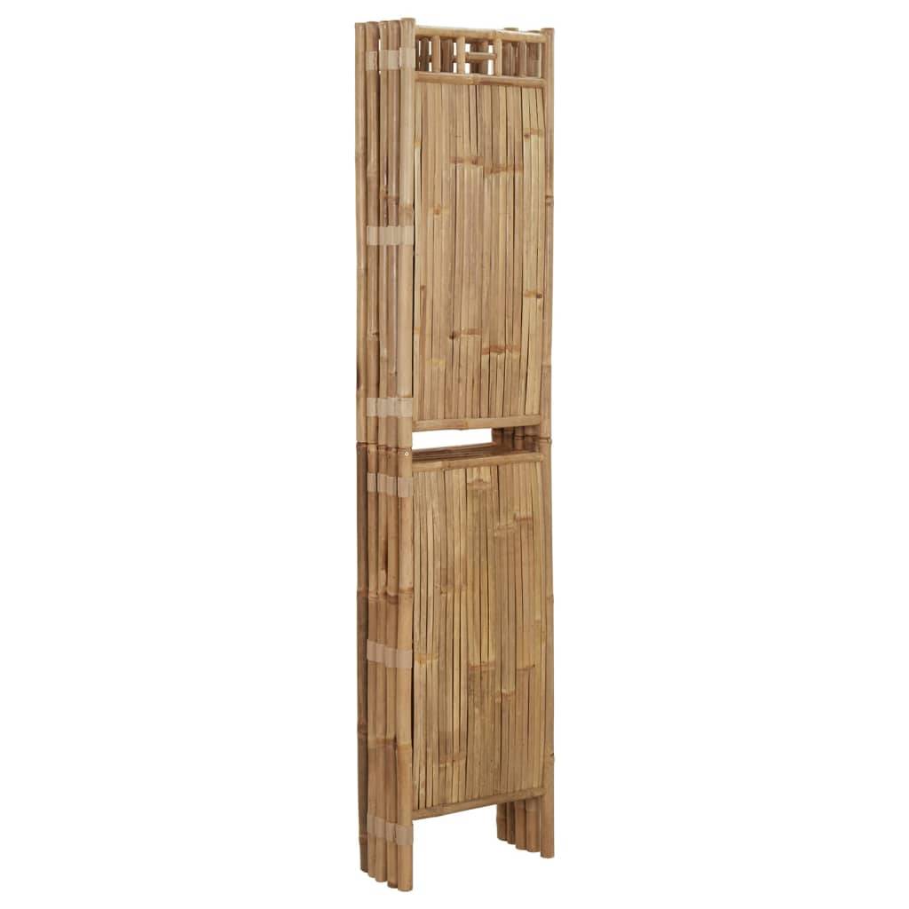 vidaXL 5-tlg. Raumteiler Bambus 200x180 cm