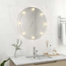 vidaXL Wandspiegel mit LED-Beleuchtung Rund Glas vidaXL Wandspiegel mit LED-Beleuchtung Rund Glas
