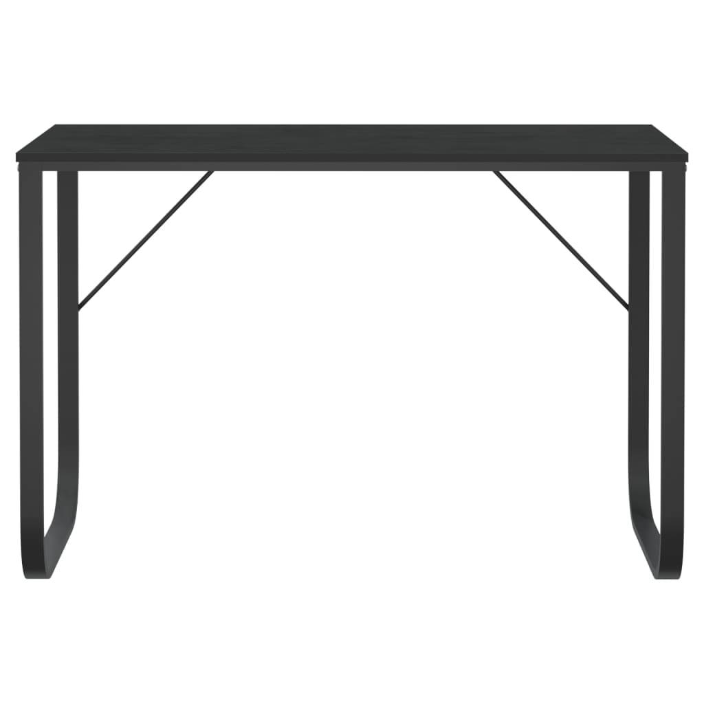 vidaXL Computertisch Schwarz 110x60x73 cm Holzwerkstoff