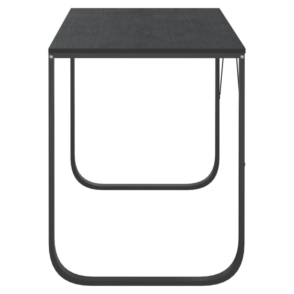 vidaXL Computertisch Schwarz 110x60x73 cm Holzwerkstoff