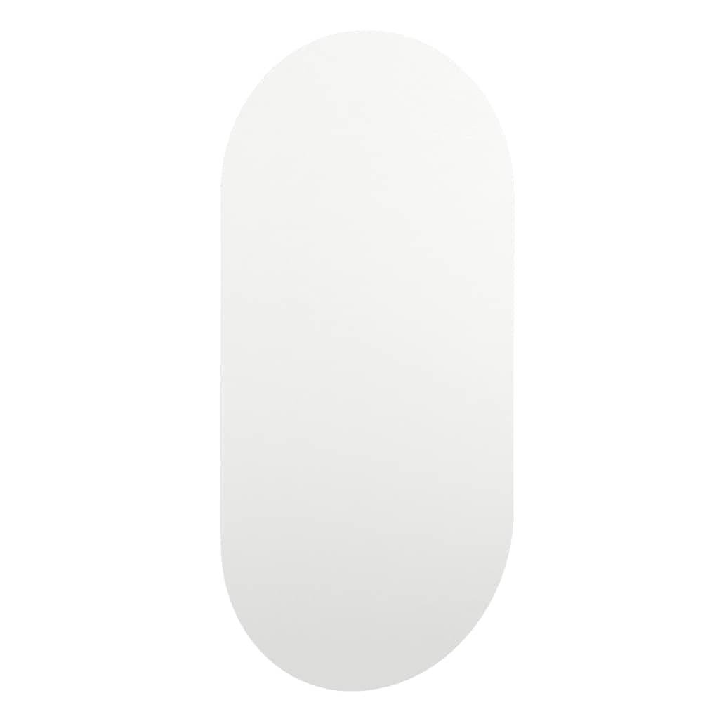 vidaXL Spiegel mit LED-Leuchten 60x30 cm Glas Oval