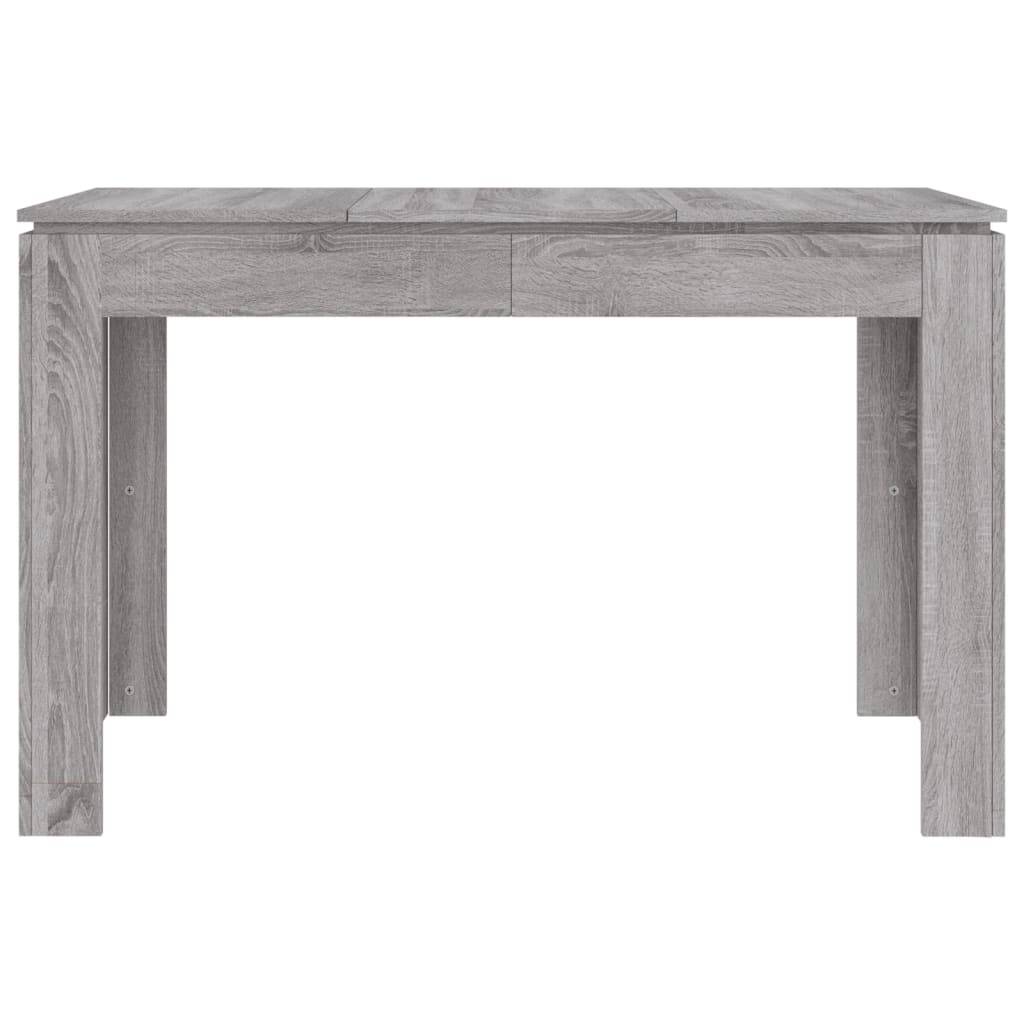 vidaXL Esstisch Grau Sonoma 120x60x76 cm Holzwerkstoff