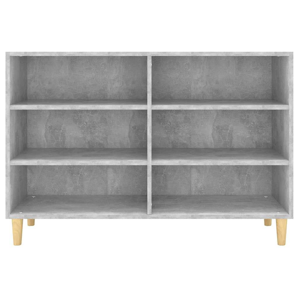 vidaXL Sideboard Betongrau 103,5x35x70 cm Holzwerkstoff