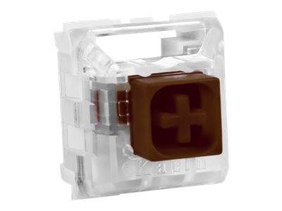 Sharkoon Tastaturschalter - brauner taktiler Schalter (Packung mit 35) - Braun