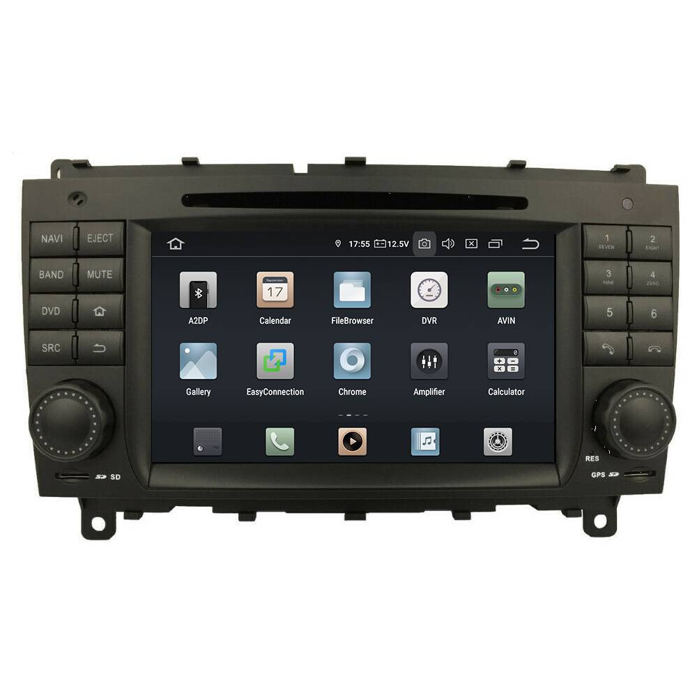 Für Mercedes CLK W209 7" Touchscreen Android Autoradio DVD CarPlay Navigation