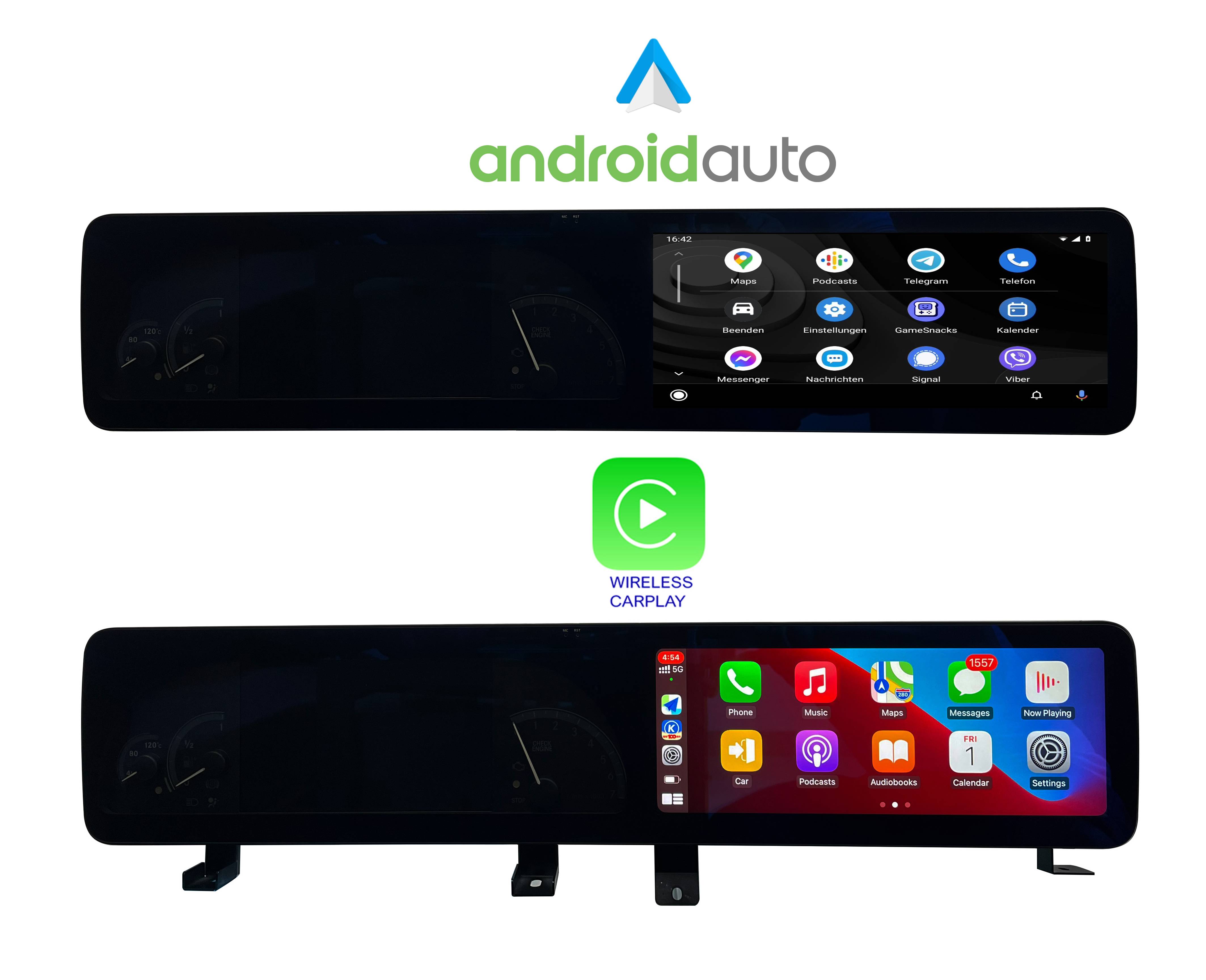 Für Mercedes W221 W216 S / CL 12" Touchscreen Android GPS Navigation CarPlay