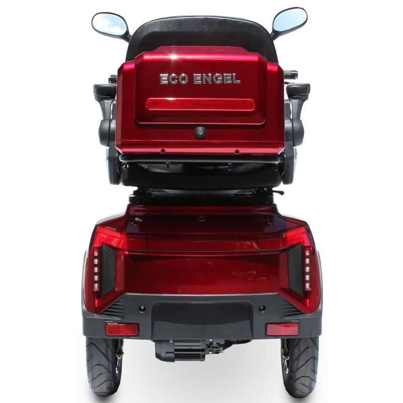 ECO ENGEL 510 V.2 Rot, 25 km/h E-Scooter 4 Räder