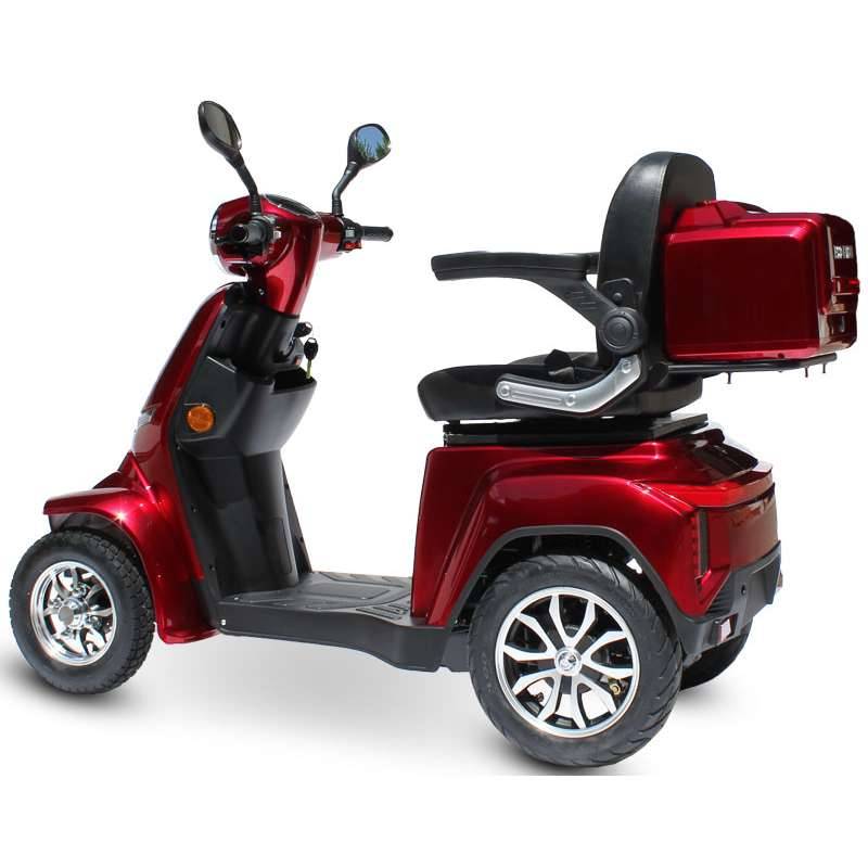 ECO ENGEL 510 V.2 Rot, 25 km/h E-Scooter 4 Räder