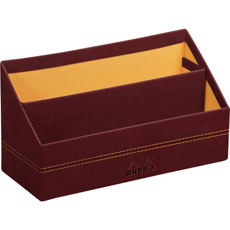 RHODIA Briefhalter RHODIARAMA, 2 Fächer, weinrot