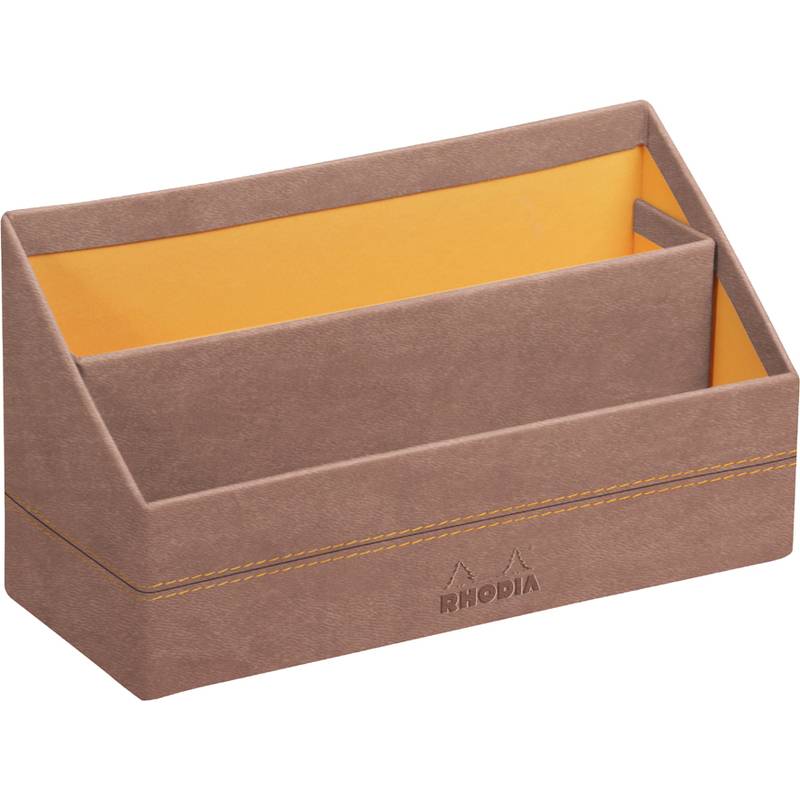 RHODIA Briefhalter RHODIARAMA, 2 Fächer, rosenholz