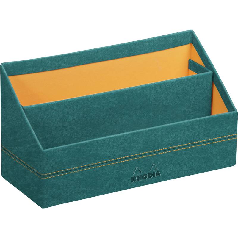 RHODIA Briefhalter RHODIARAMA, 2 Fächer, pfaugrün