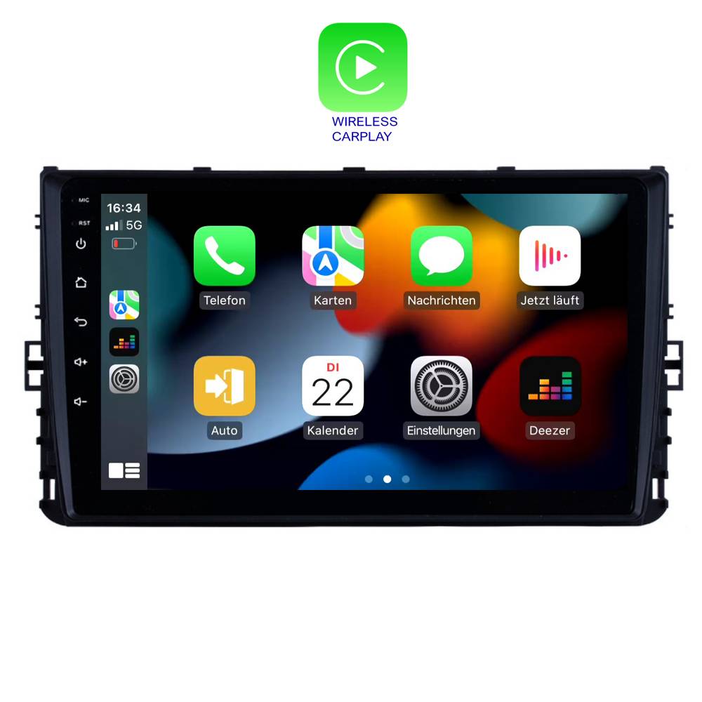 Für Volkswagen Polo T-ROC Sportsvan T6 - 9" Touch Android Radio Navi GPS CarPlay