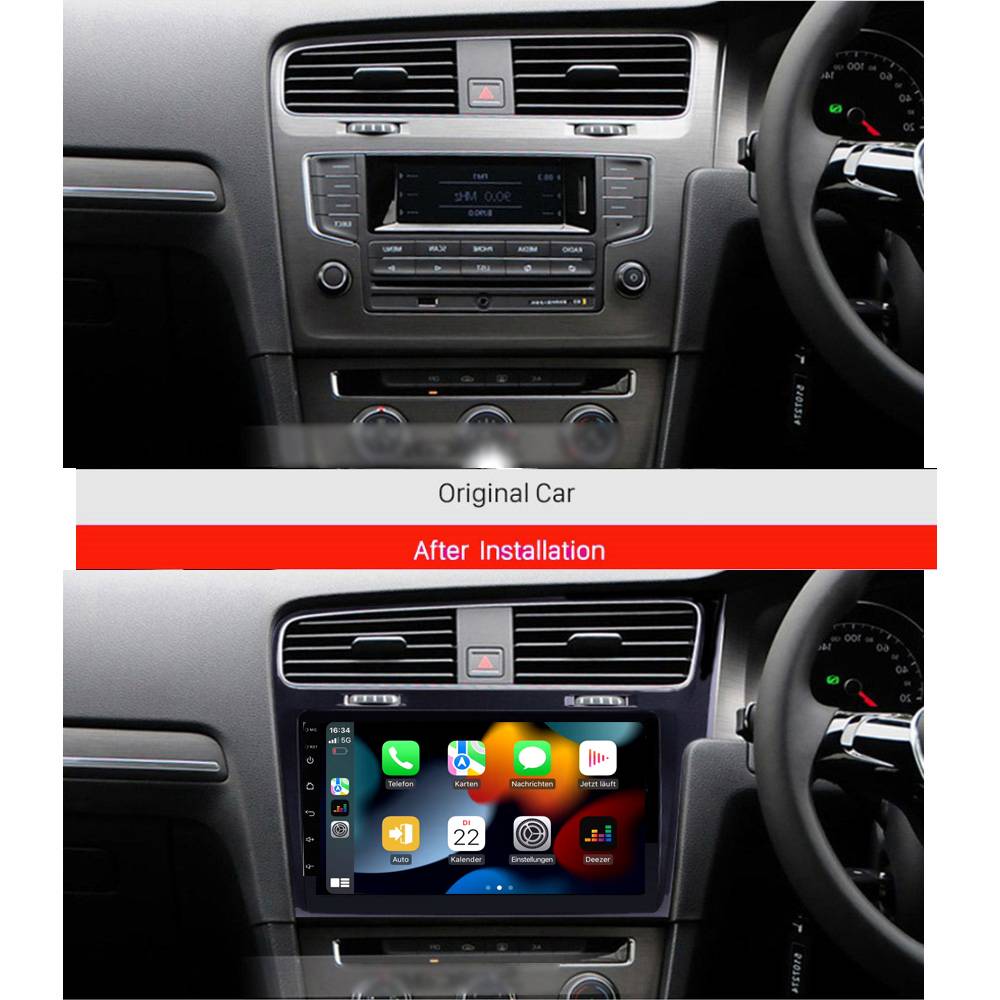 Für Volkswagen Golf 7 MK7 RHD 10"Touch Android Autoradio Navigation GPS CarPlay