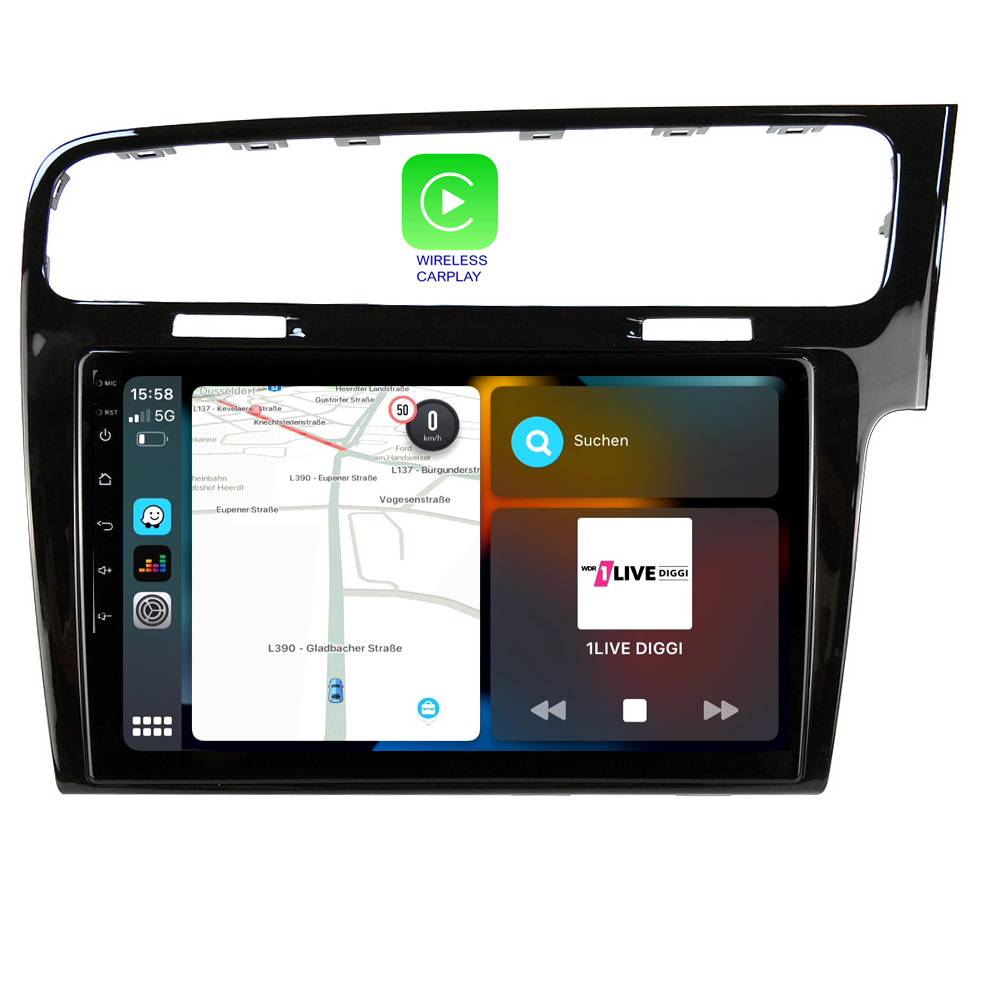 Für Volkswagen Golf 7 MK7 RHD 10"Touch Android Autoradio Navigation GPS CarPlay