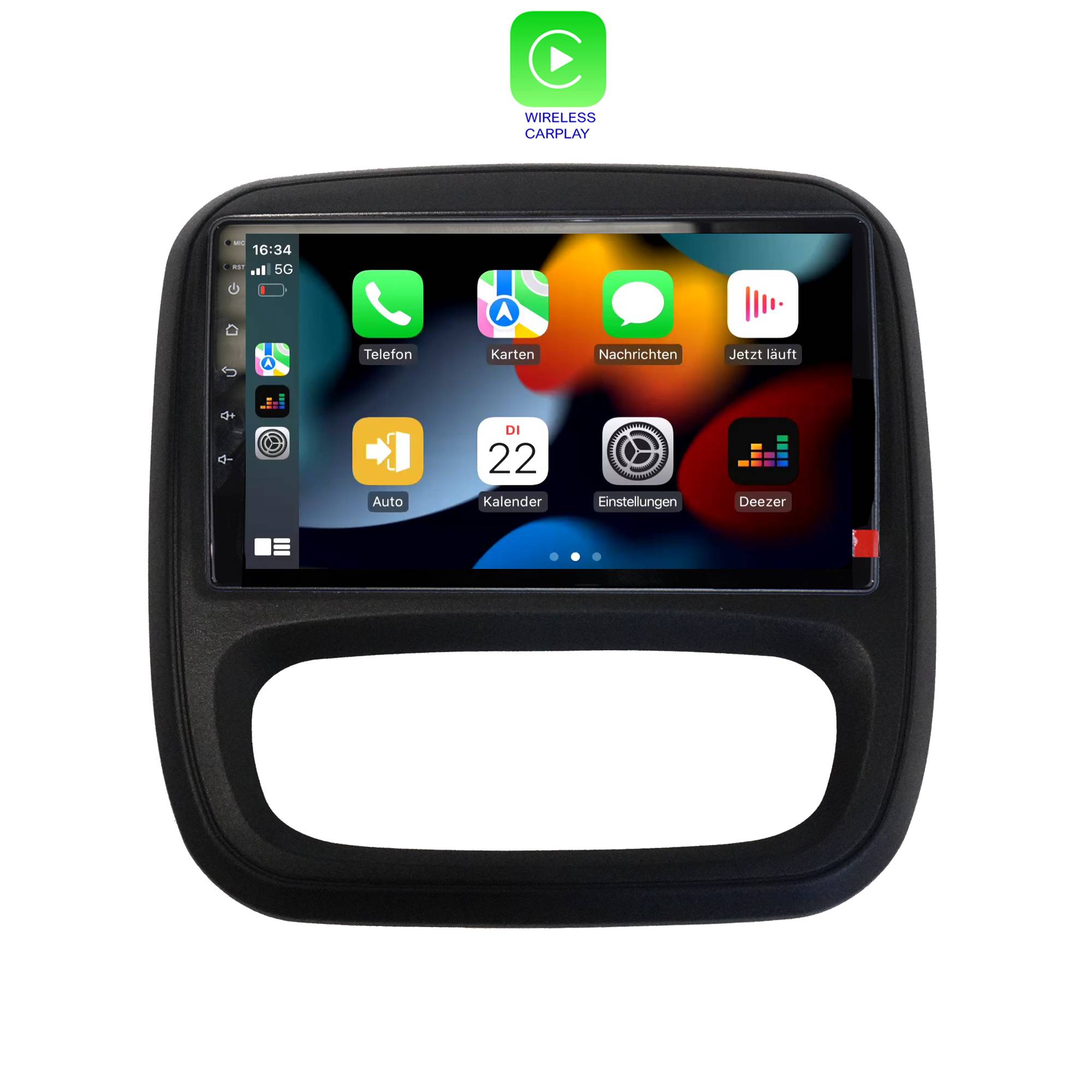 Für Opel Vivaro B Renault Trafic III 9" Touch Android Autoradio GPS Navi CarPlay