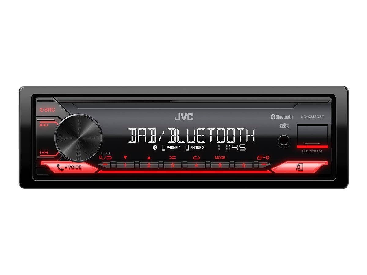 JVC KD-X282DBT - Auto - Digital Receiver - im Armaturenbrett - Einzel-DIN - 50 W