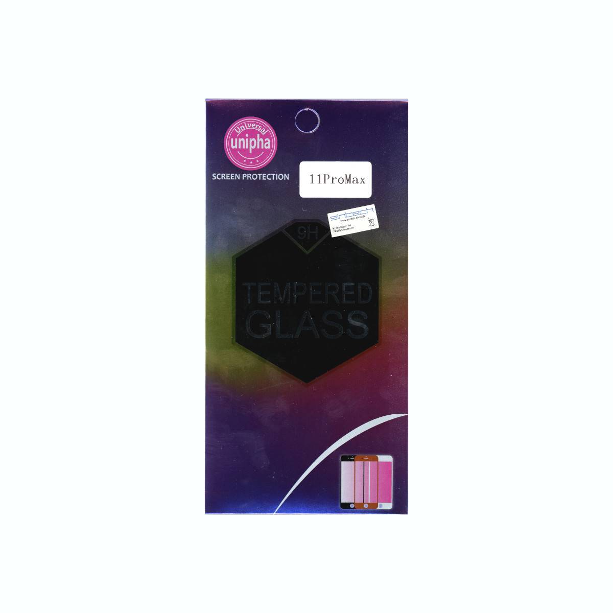 SINTECH© Premium Panzer Schutzfolie kompatibel für iPhone 11 /Pro / ProMax