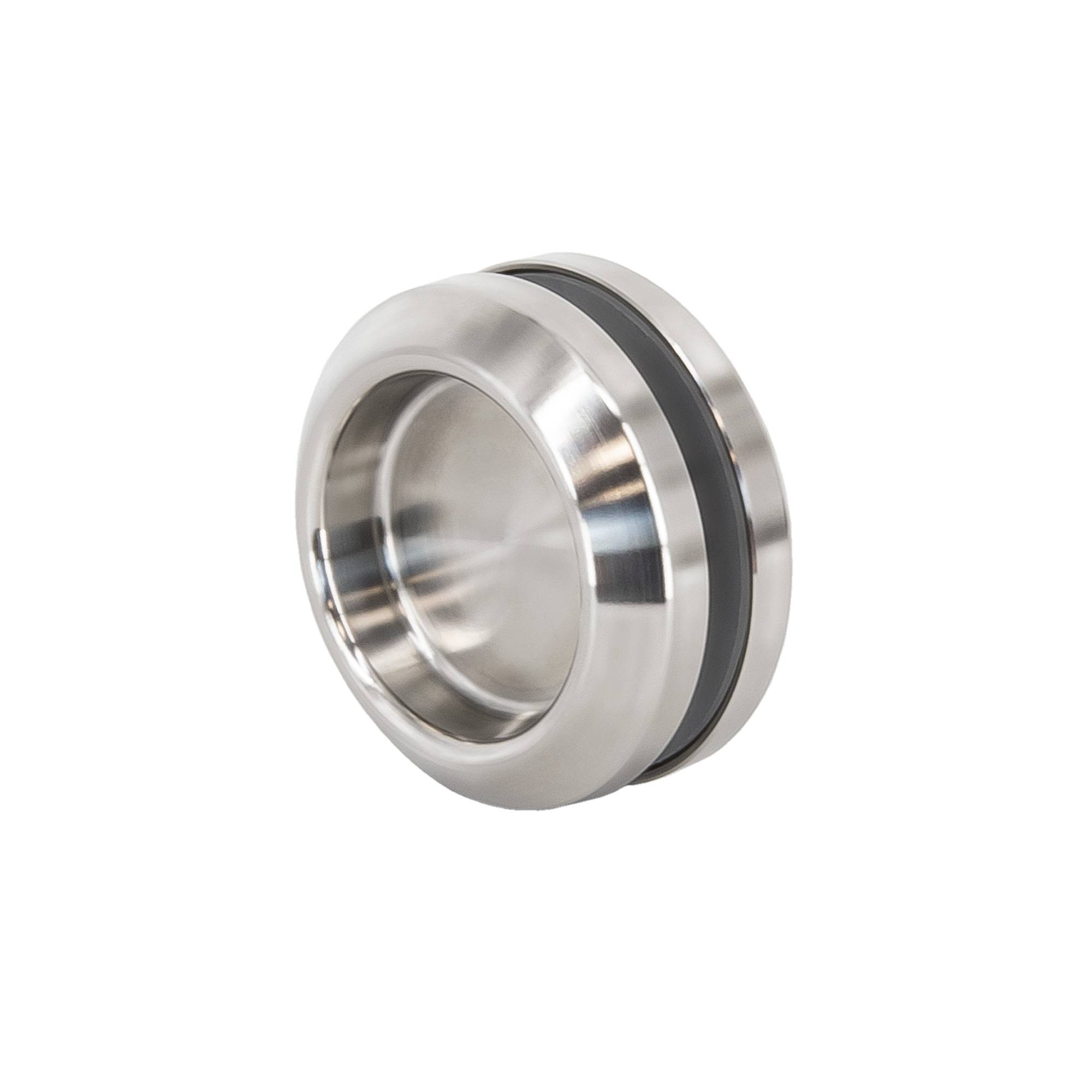 SCHMIDT security tools Muschelgriff A Edelstahl Silber Schiebetür-Griff Griffmulde Glastürgriff 58mm rund Türgriff Möbelgriff