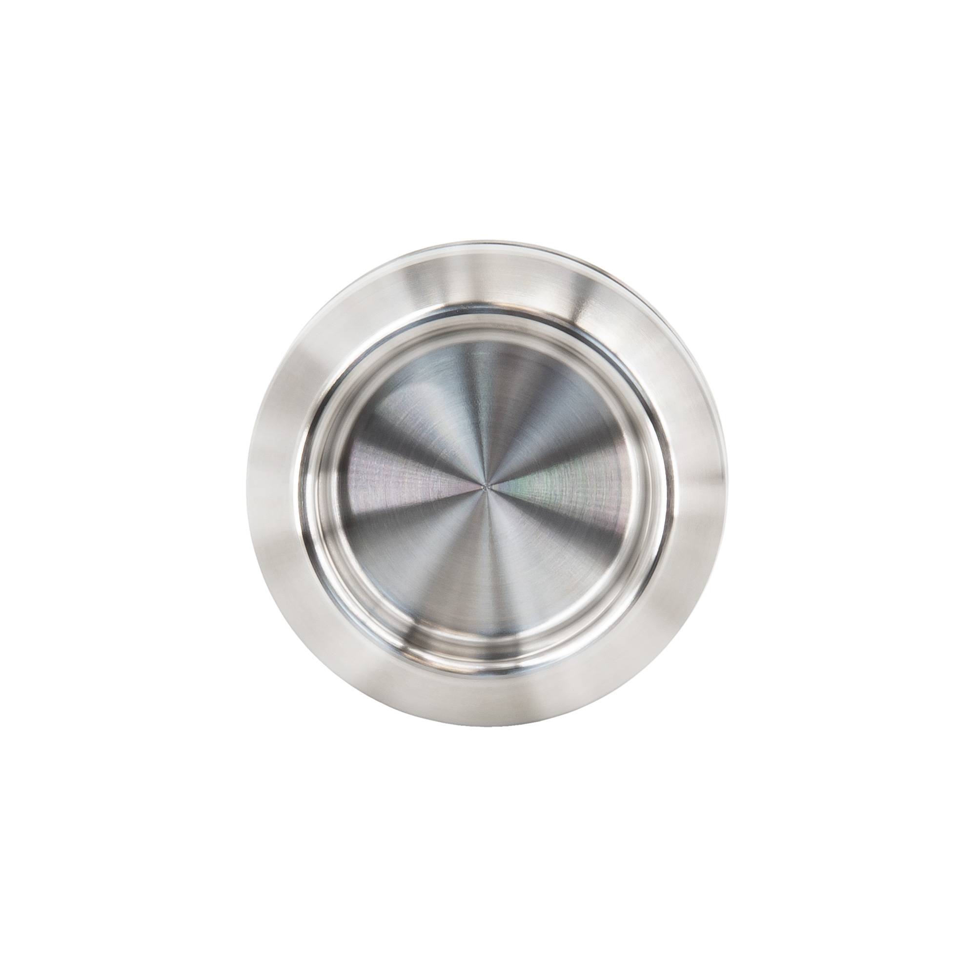 SCHMIDT security tools Muschelgriff A Edelstahl Silber Schiebetür-Griff Griffmulde Glastürgriff 58mm rund Türgriff Möbelgriff