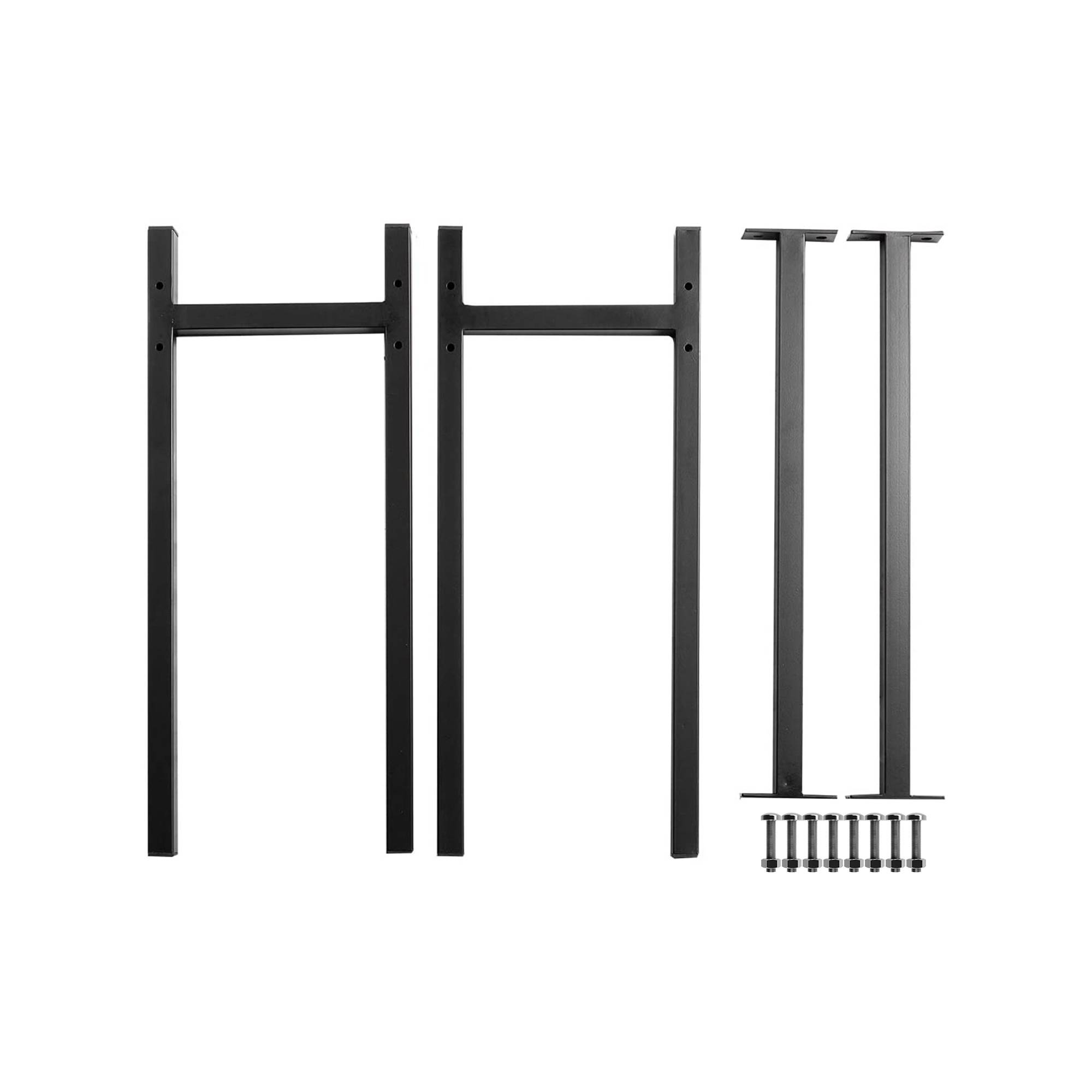 SCHMIDT security tools Kaminholzregal 60x25x61cm Stahl Schwarz Brennholzregal Holzstapelhilfe Holzunterstand Holz-Regal