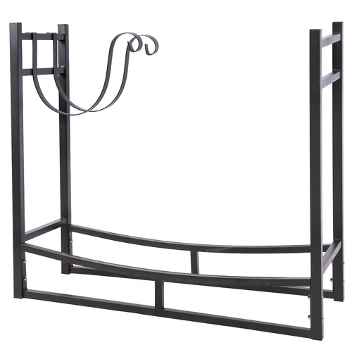 SCHMIDT security tools Kaminholzregal 83x33x75cm Schwarz Brennholzregal Holzstapelhilfe Holzunterstand Holz-Regal 2x extra Ablage-Haken SCHMIDT security tools Kaminholzregal 83x33x75cm Schwarz Brennholzregal Holzstapelhilfe Holzunterstand Holz-Regal 2x extra Ablage-Haken