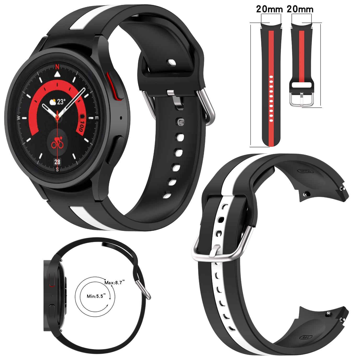 Für Samsung Galaxy Watch FE 6 5 4 Normal Pro Classic Silikon Armband