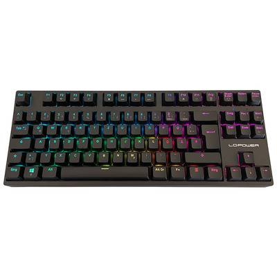 LC-Power LC-KEY-MECH-2-RGB-C-W Mechanische Gaming Tastatur DE, Funk +