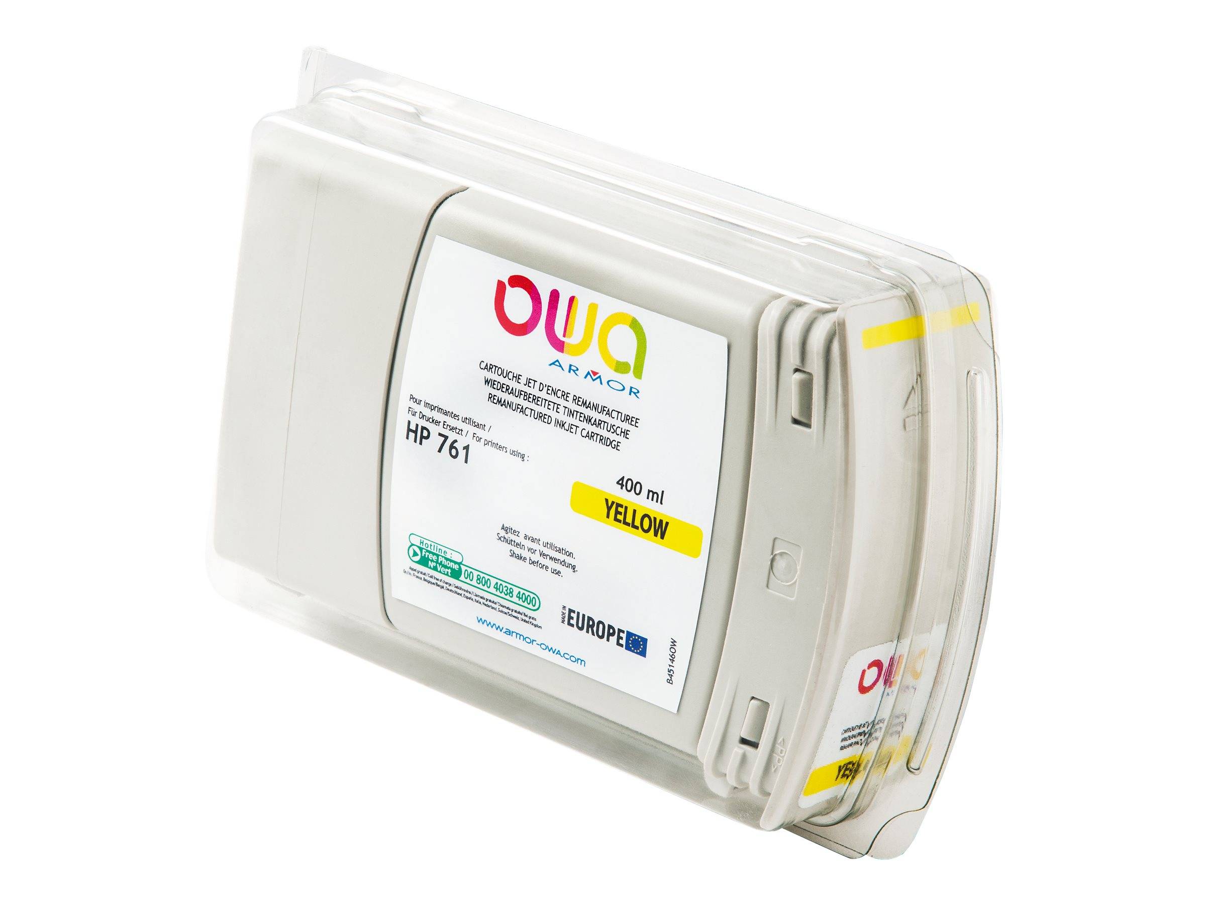 Armor OWA - 400 ml - Gelb - kompatibel - wiederaufbereitet - Tintenpatrone (Alte