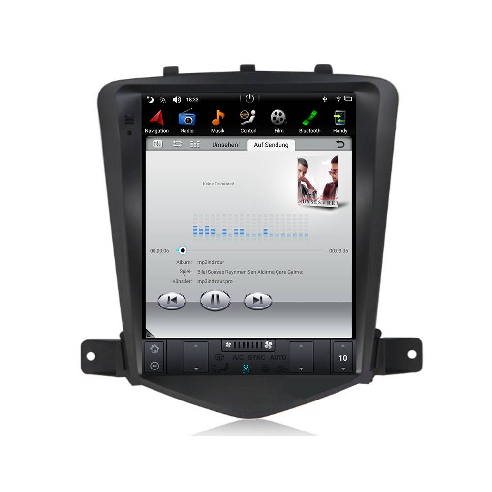 Für Chevrolet Cruze 9.7" Touchscreen Android Autoradio GPS Navi USB AndroidAuto