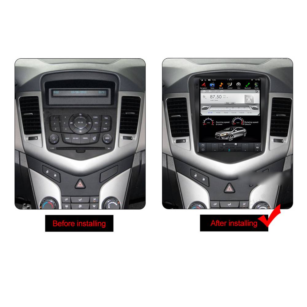 Für Chevrolet Cruze 9.7" Touchscreen Android Autoradio GPS Navi USB AndroidAuto