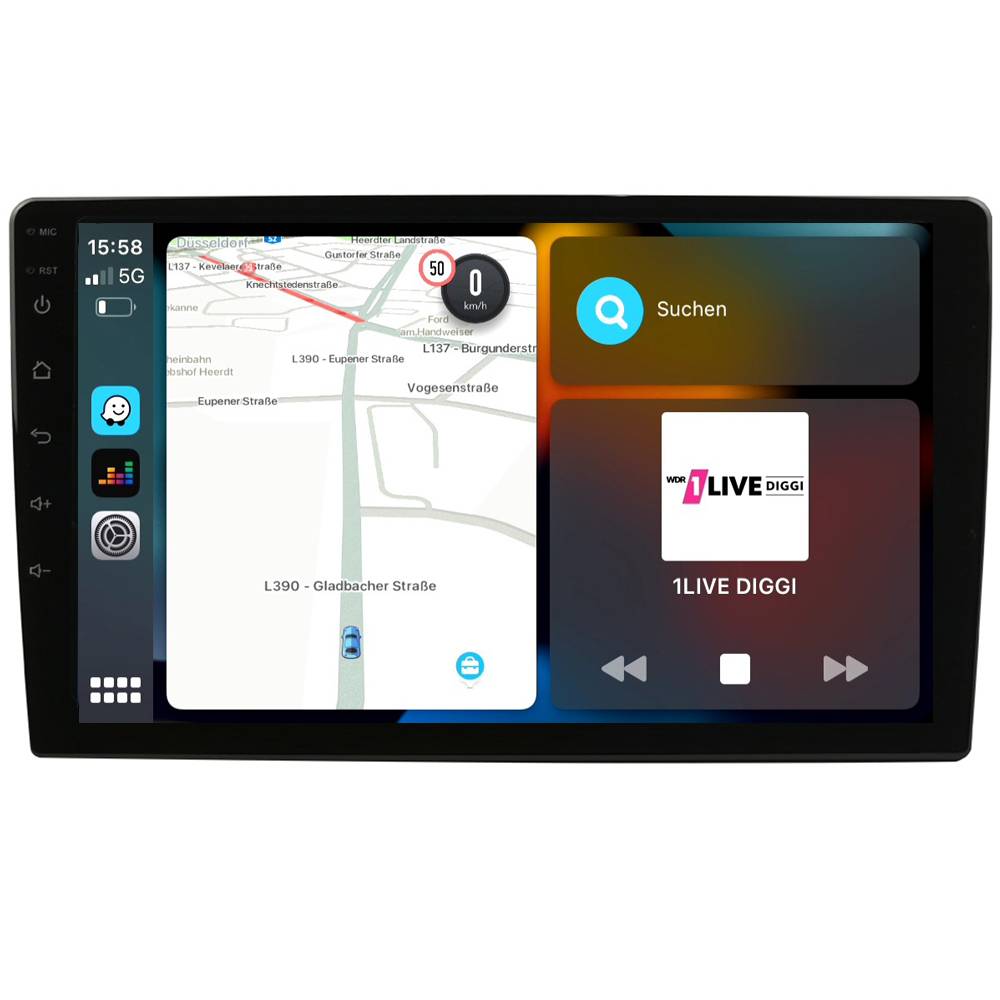 Für Citroen C5 RD/TD 08-17 10" Touchscreen Android Autoradio Navigation CarPlay