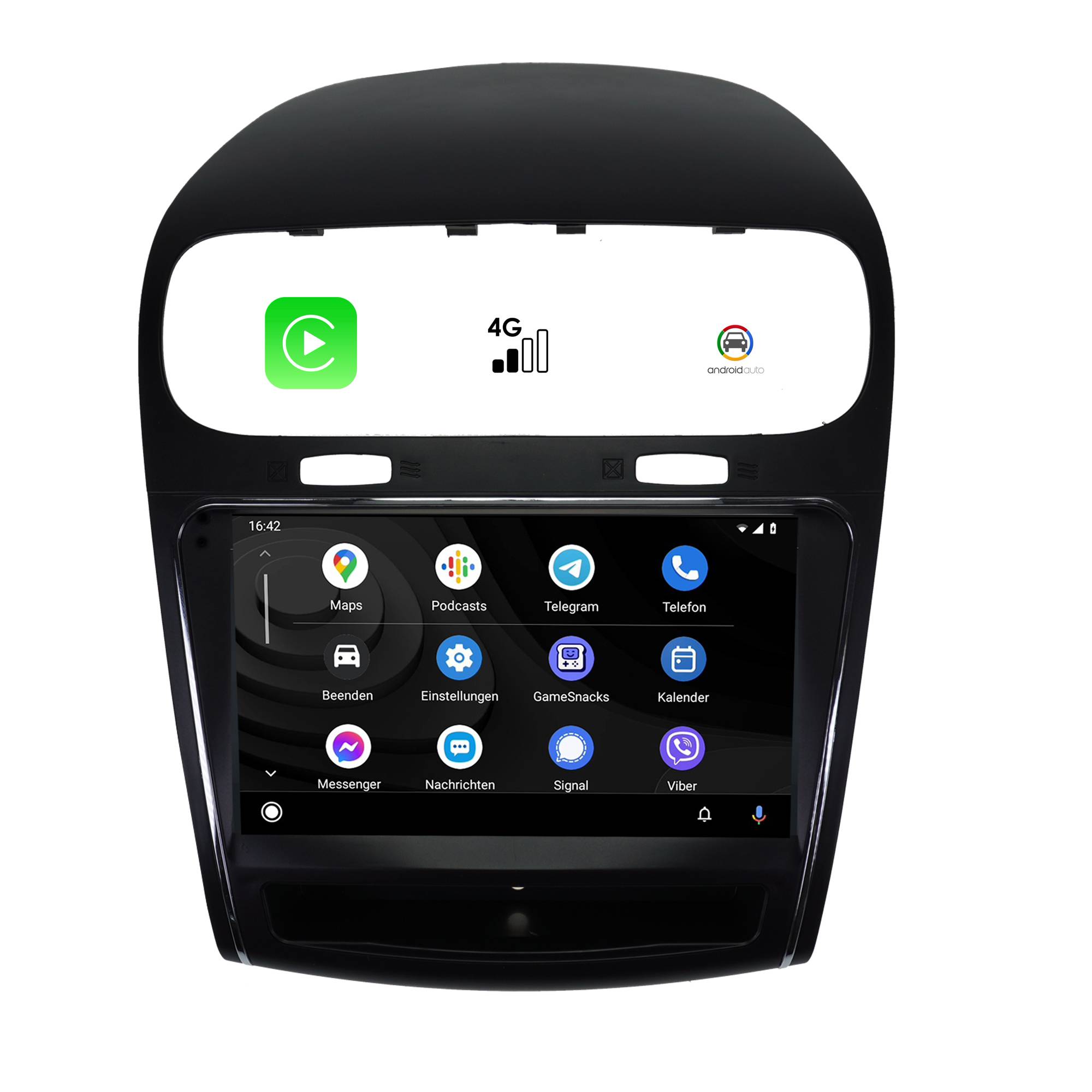 Für Fiat Freemont Dodge Journey 9"Touchscreen Android Autoradio Navi GPS Carplay