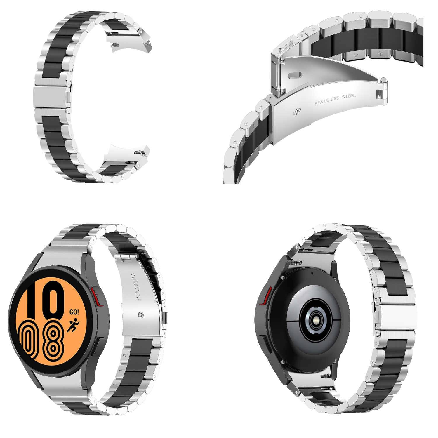 Für Samsung Galaxy Watch FE 6 5 4 Normal Pro Classic Edelstahl Armband