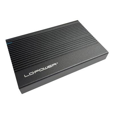 LC-Power LC-25U3-C externes 2,5 USB-C-Festplattengehäuse, USB schwarz