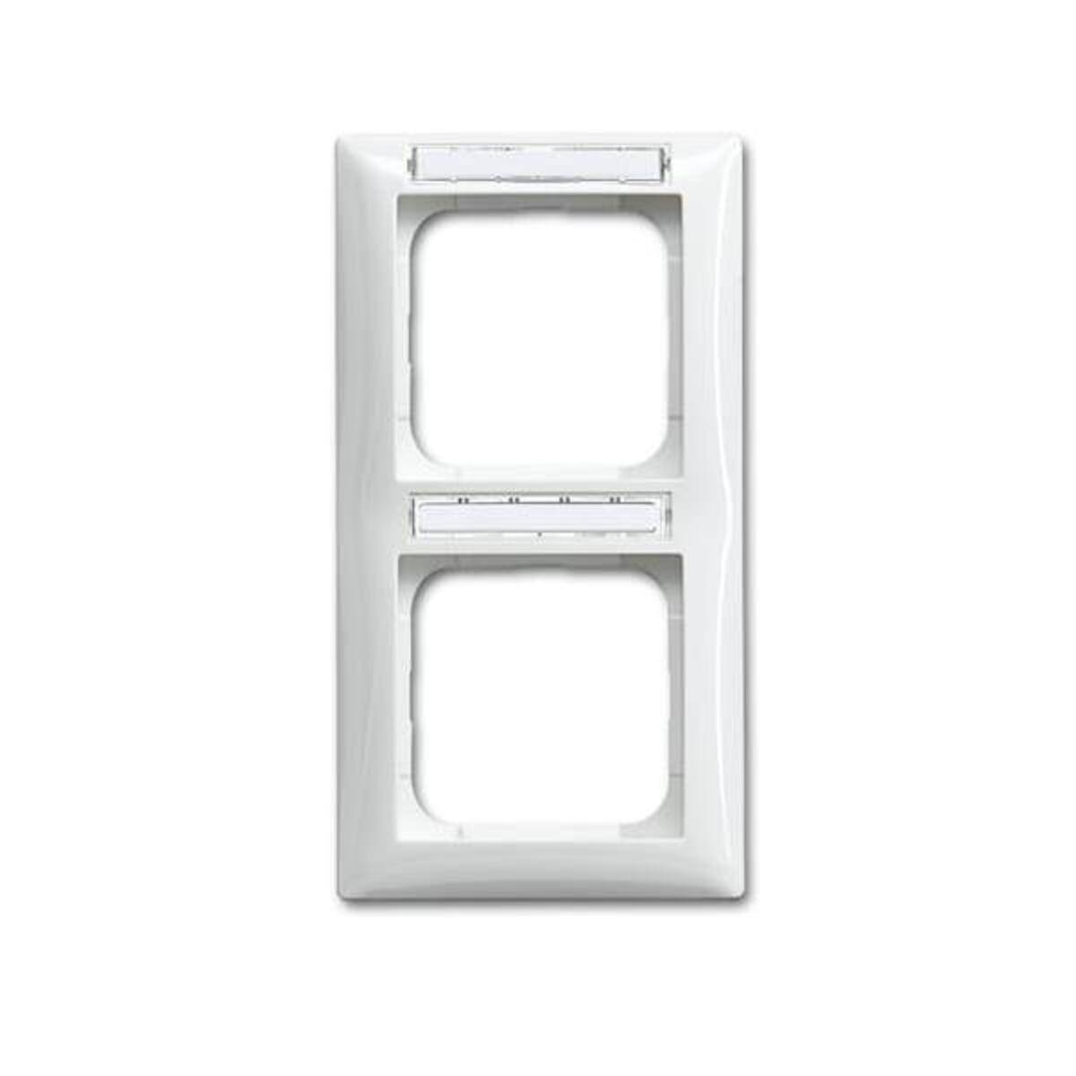 Busch-Jaeger Rahmen 2-f beschriftet 1722 NSK-914