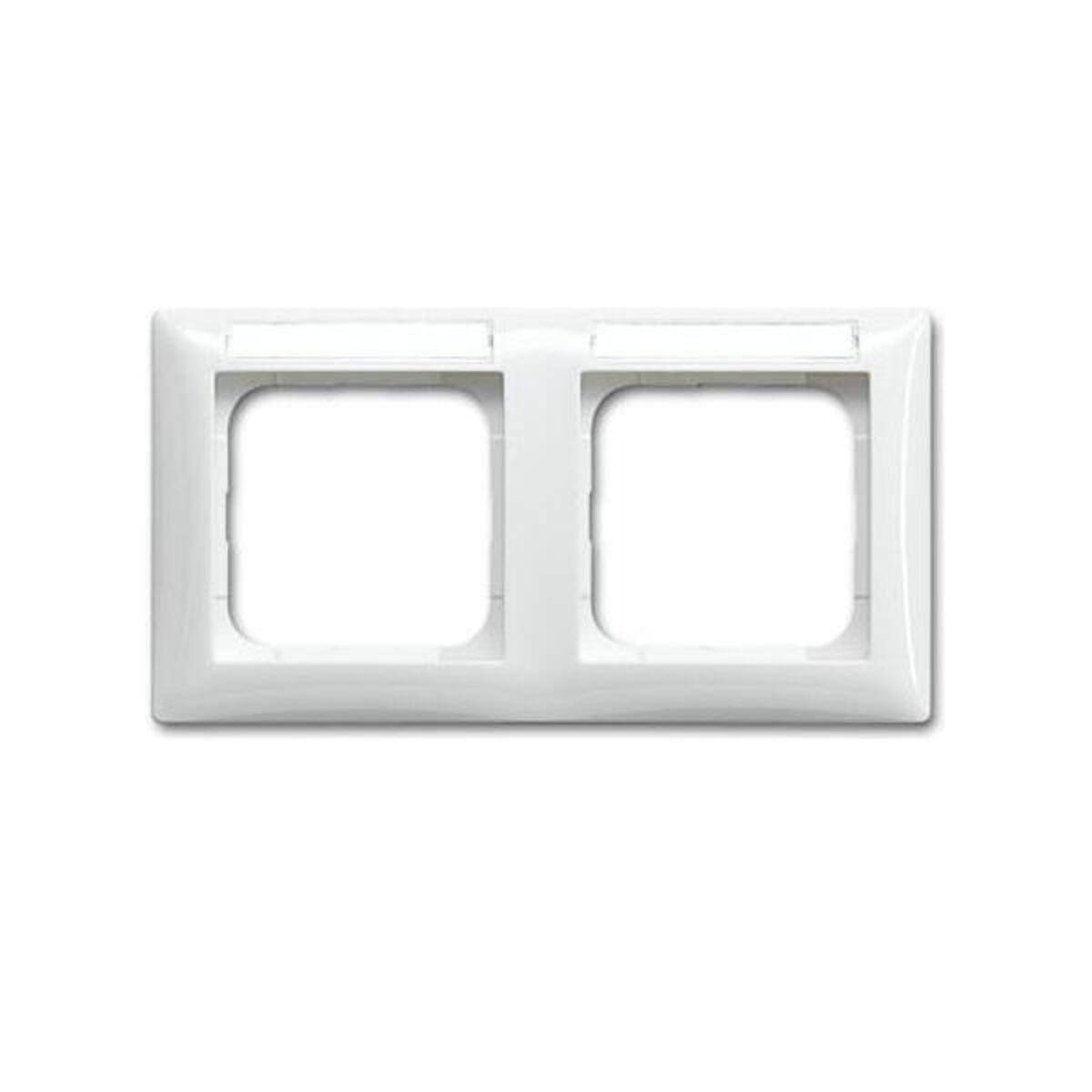 Busch-Jaeger Rahmen 2-f beschriftet 1732 NSK-914