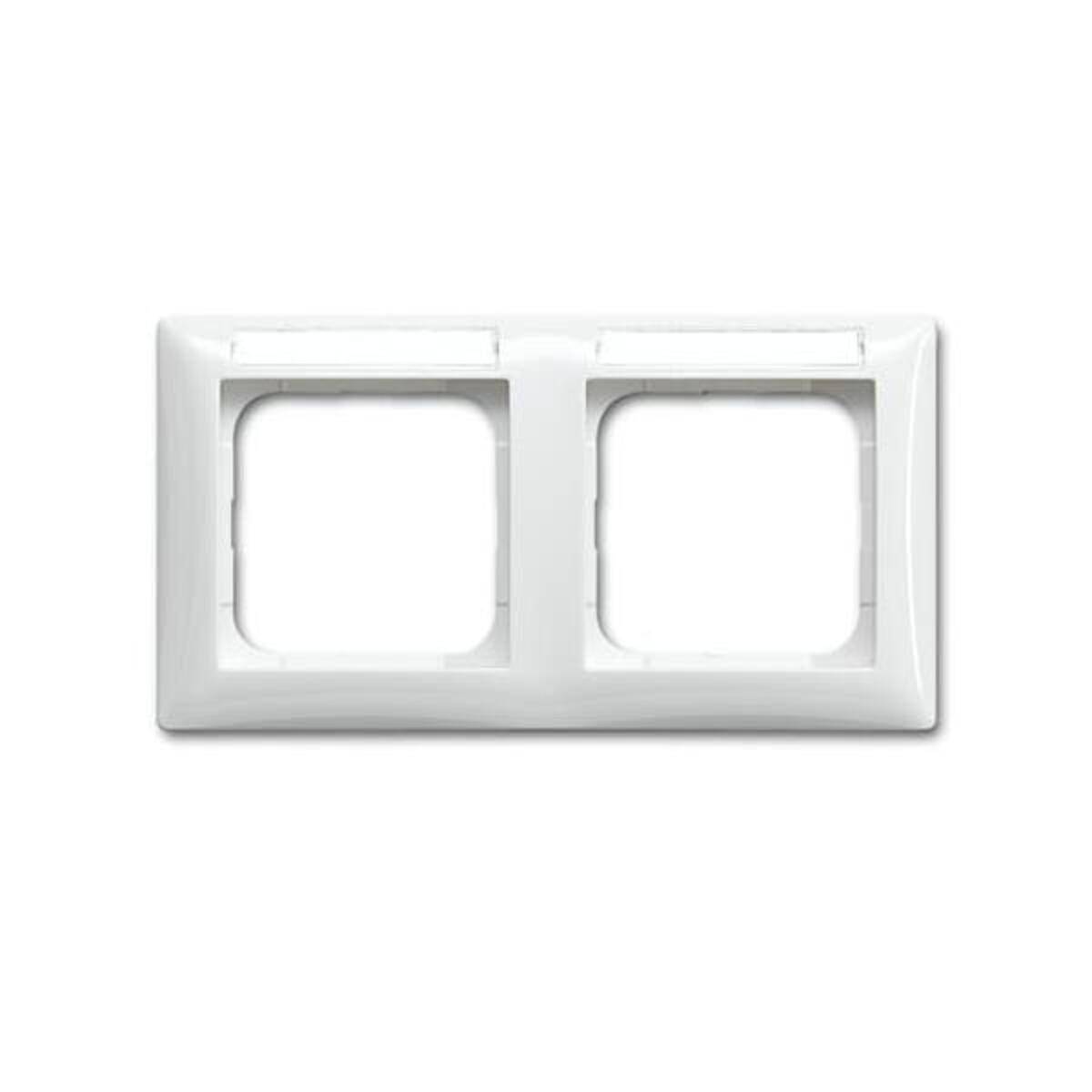 Busch-Jaeger Rahmen 2-f beschriftet 1732 NSK-914