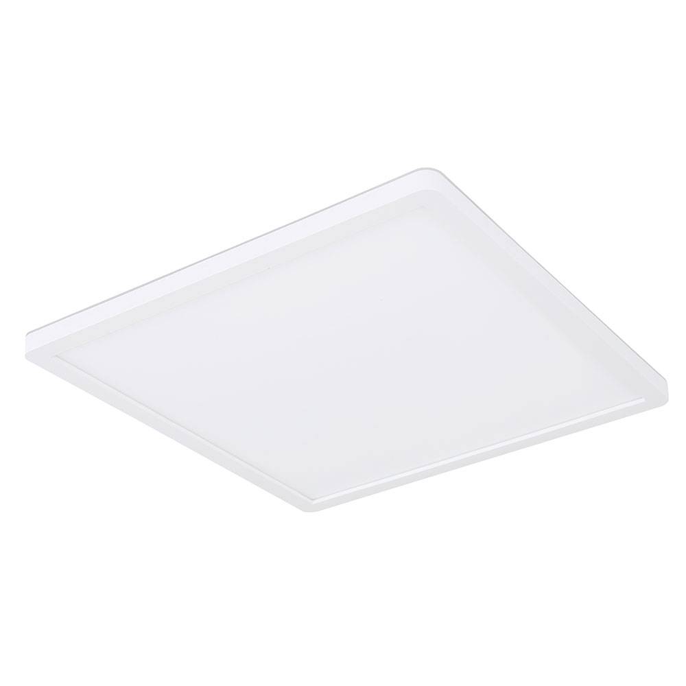 Deckenleuchte Badezimmer Lampe LED Deckenlampe IP44 LED Panel, 3 Stufen über Wandschalter, Backlight, weiß, 18W 1600Lm warmweiß, LxH 29,4x2,5